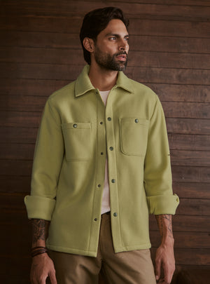 Lush Green Poly Fleece Jacket