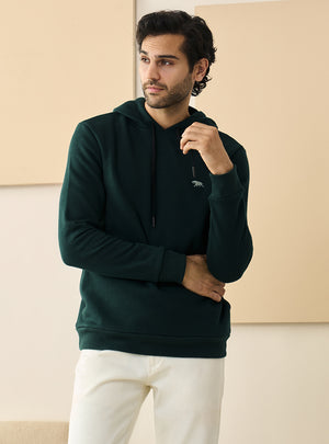 Winter Green Fleece Hoodie
