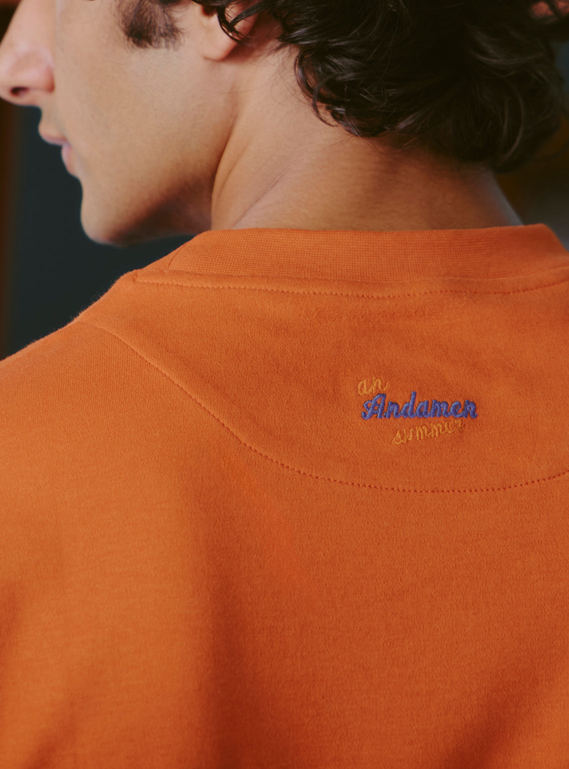 Aperol Spritz Orange Print Crewneck