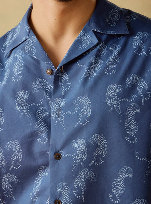 Tiger Bay Cotton Blend Print Shirt