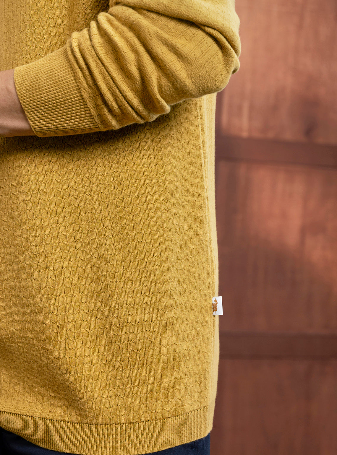 Mustard Gold Cotton Pullover