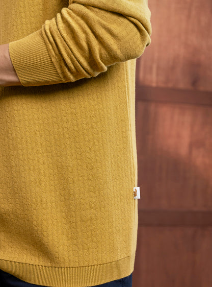 Mustard Gold Cotton Pullover
