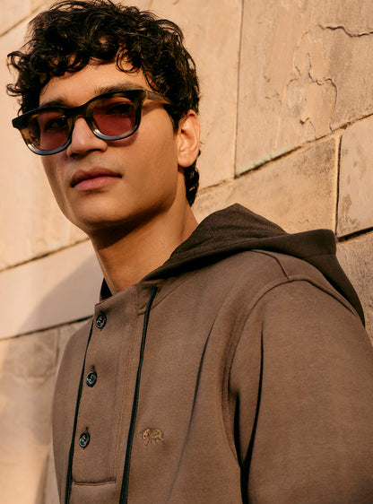 Quincy Brown Cotton Triblend Hoodie