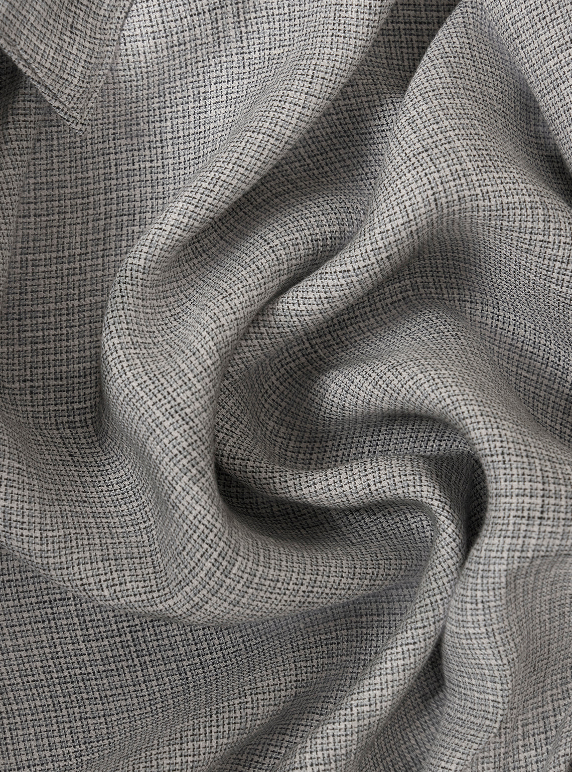 Mist Grey Linen Dobby Shirt