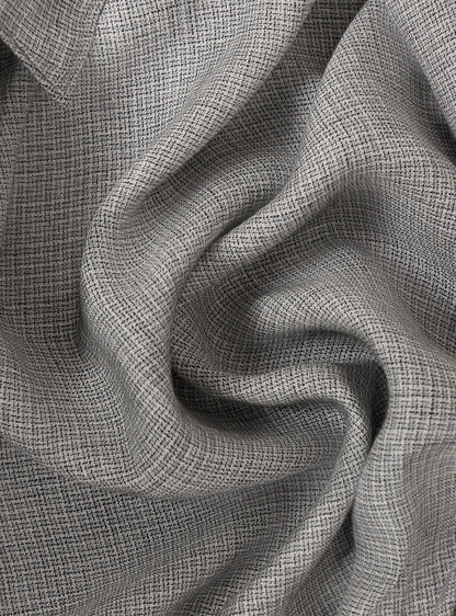 Mist Grey Linen Dobby Shirt