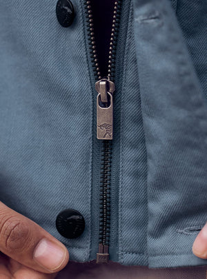 Steel Blue Explorer Cotton Overshirt