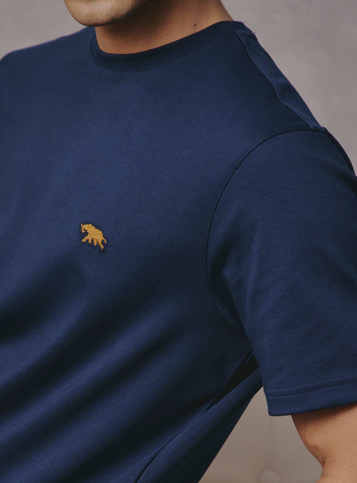 Wolfsbane Navy Supima Cotton Crewneck
