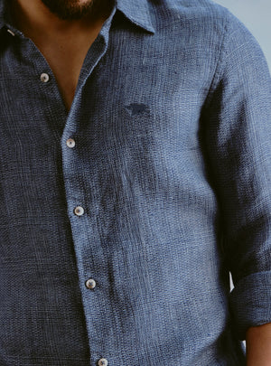 Current Blue Linen Shirt