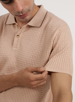 Faded Ceramic Pink Polo