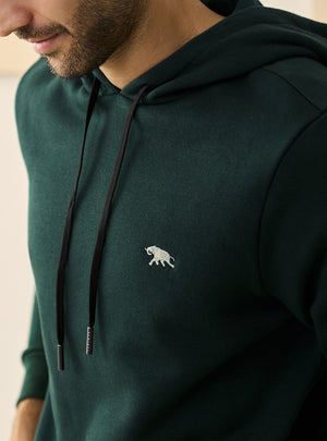 Winter Green Fleece Hoodie