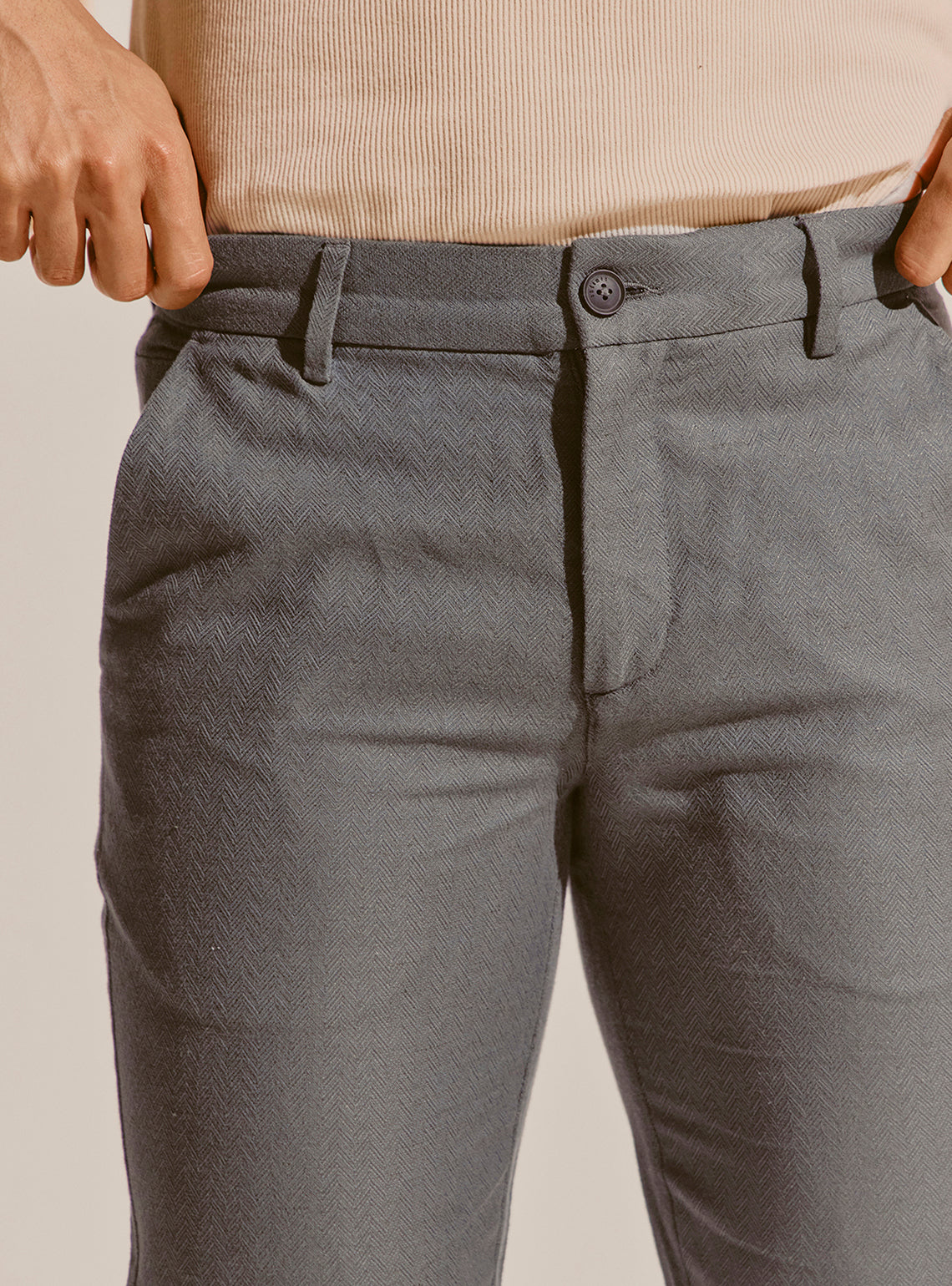 Marbella Green Cotton Linen Trouser