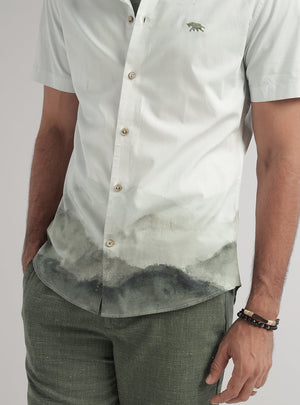 Jade Valley Print Shirt
