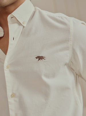 Hemis Beige Corduroy Shirt