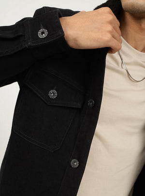 Obsidian Cotton Stretch Jacket