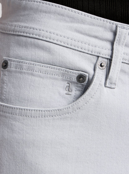 Ghost Grey Cotton Blend Jeans