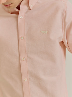 Marmalade Orange Giza Cotton Oxford Shirt