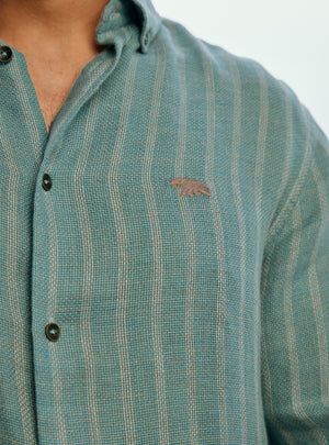 Oasis European Linen Stripe Shirt