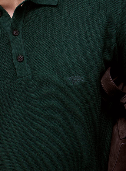 Sage Green Cotton Polo