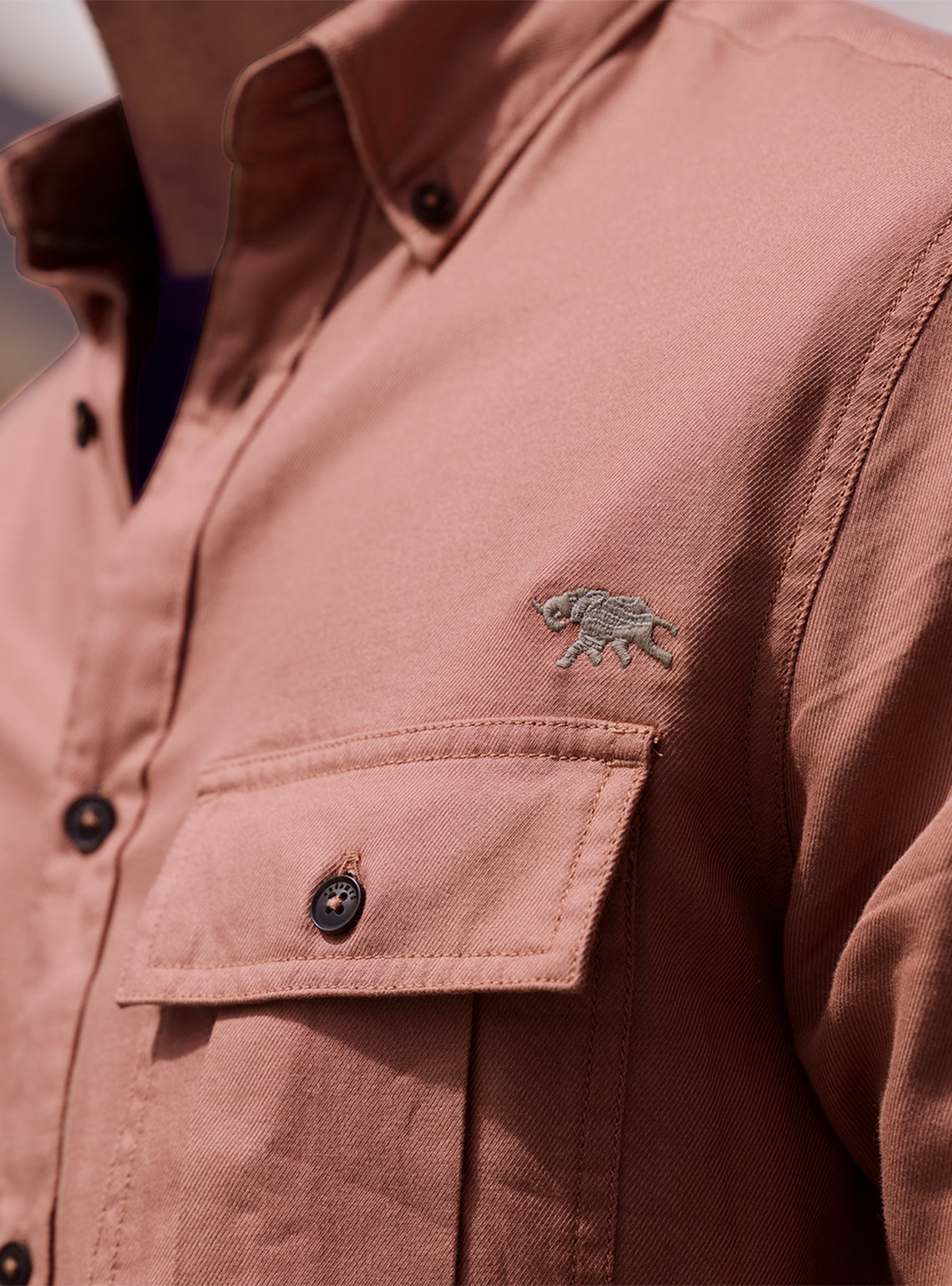Lotus Rust Explorer Cotton Shirt