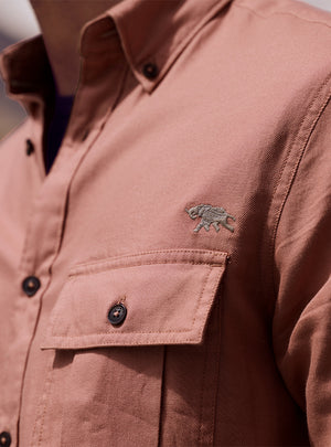 Lotus Rust Explorer Cotton Shirt