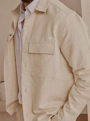 Dune Beige Stripe Jacket