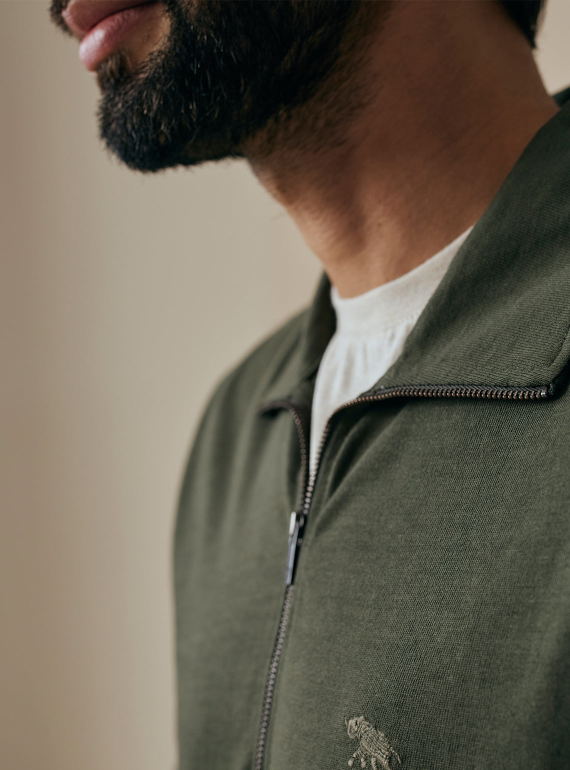 Earthy Olive Cotton Sweatshirt