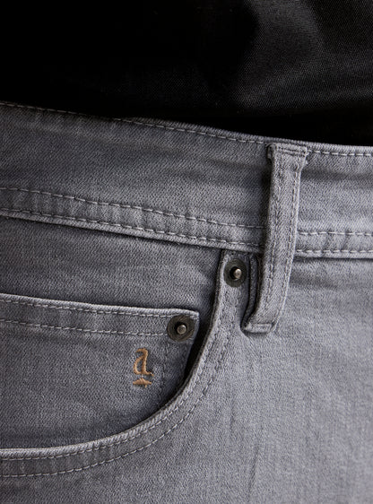 Storm Grey Cotton Blend Jeans