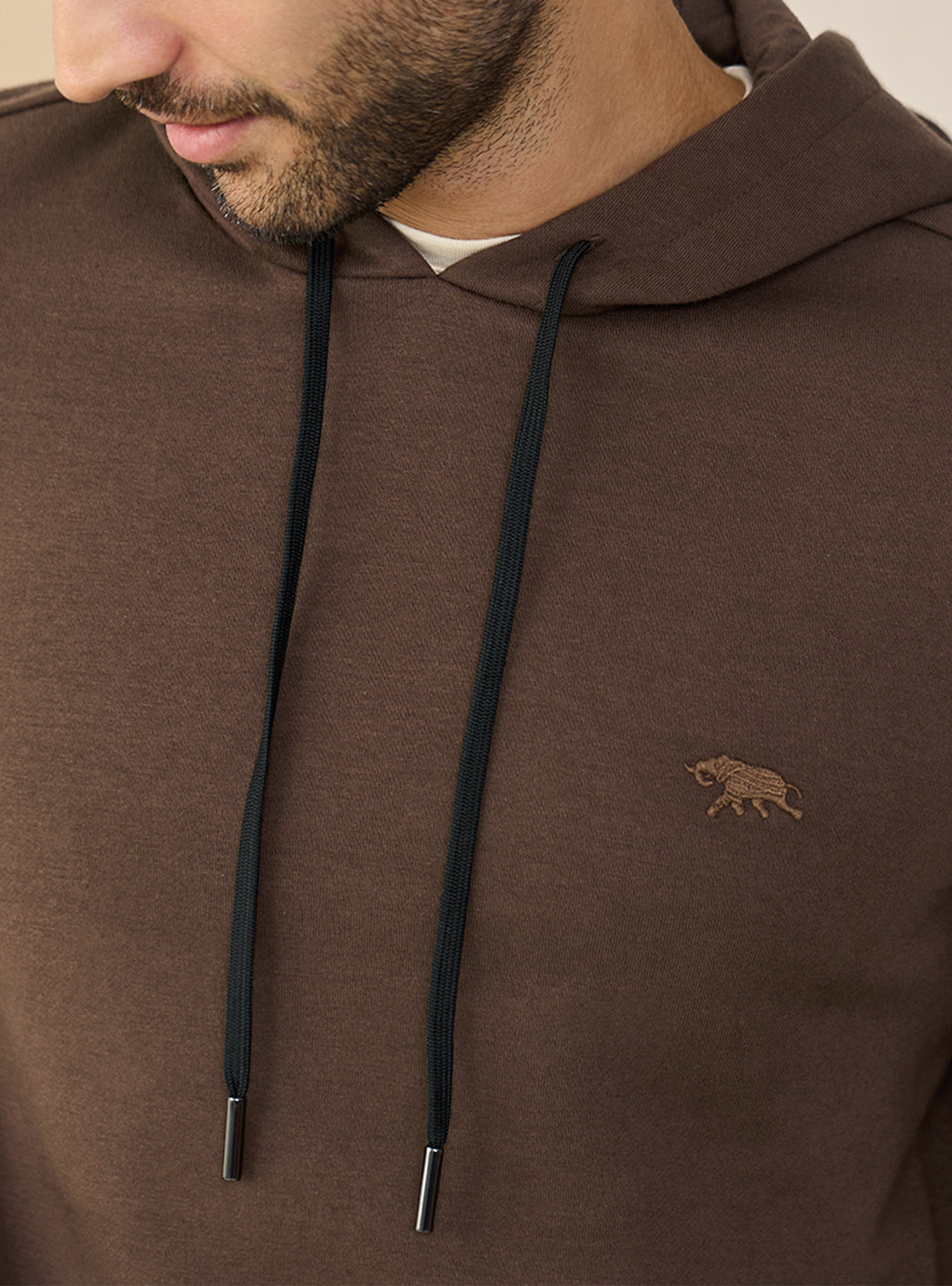 Mudslide Brown Fleece Hoodie