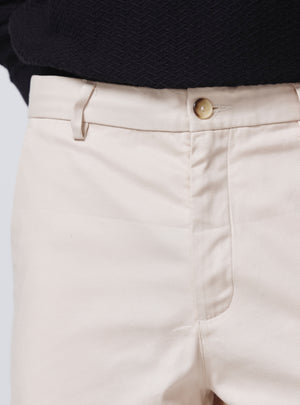 Martini Beige Cotton Stretch Trousers