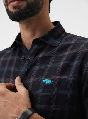 Charcoal Linen Shirt