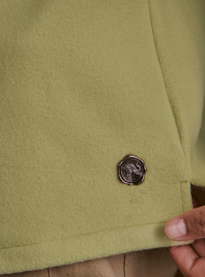 Lush Green Poly Fleece Jacket