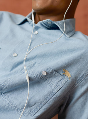 Indigo Columbia Denim Shirt