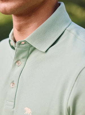 Sea Mist Pique Polo