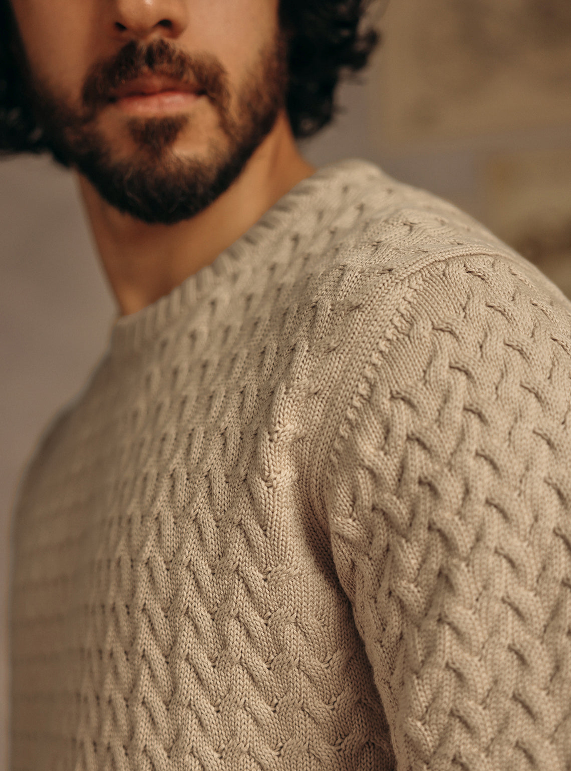 Sandrift Khaki Cotton Pullover