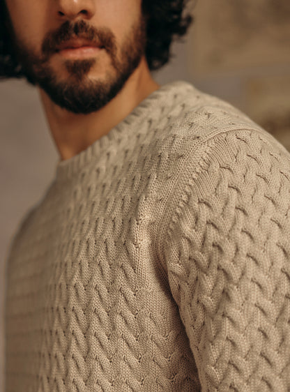 Sandrift Khaki Cotton Pullover