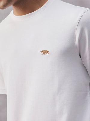 Milk White Supima Cotton Crewneck