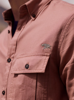 Lotus Rust Explorer Cotton Shirt