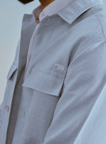 Ocean Blue Stripe Jacket