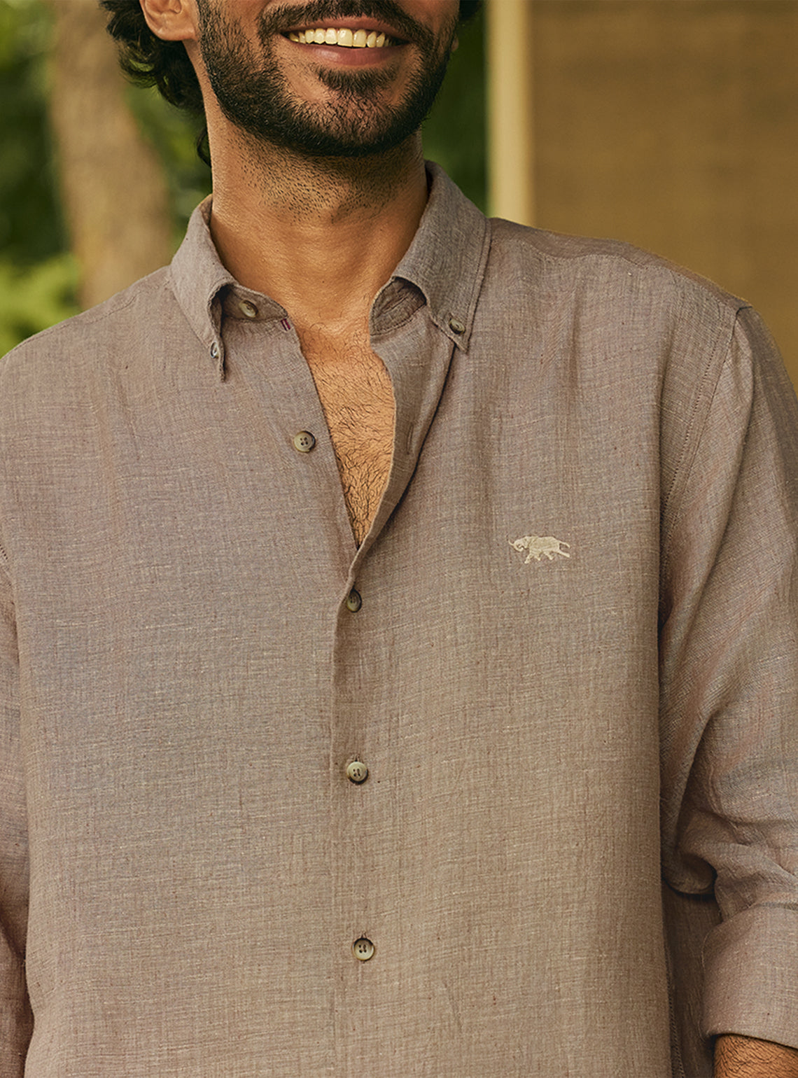 Indian Clay European Linen Shirt