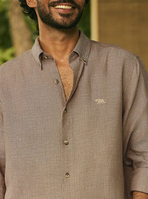 Indian Clay European Linen Shirt
