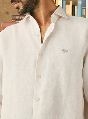 Cosmic Latte European Linen Shirt
