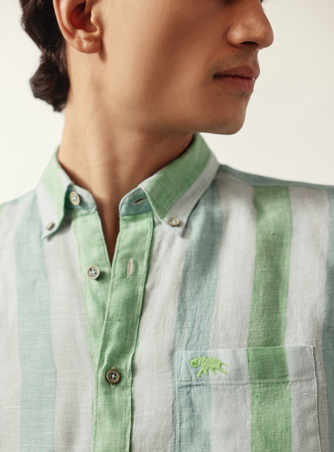 Mosstrail Linen - Half Shirt