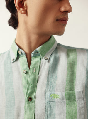 Mosstrail Linen - Half Shirt