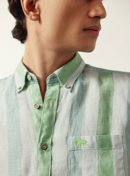 Mosstrail Linen - Half Shirt