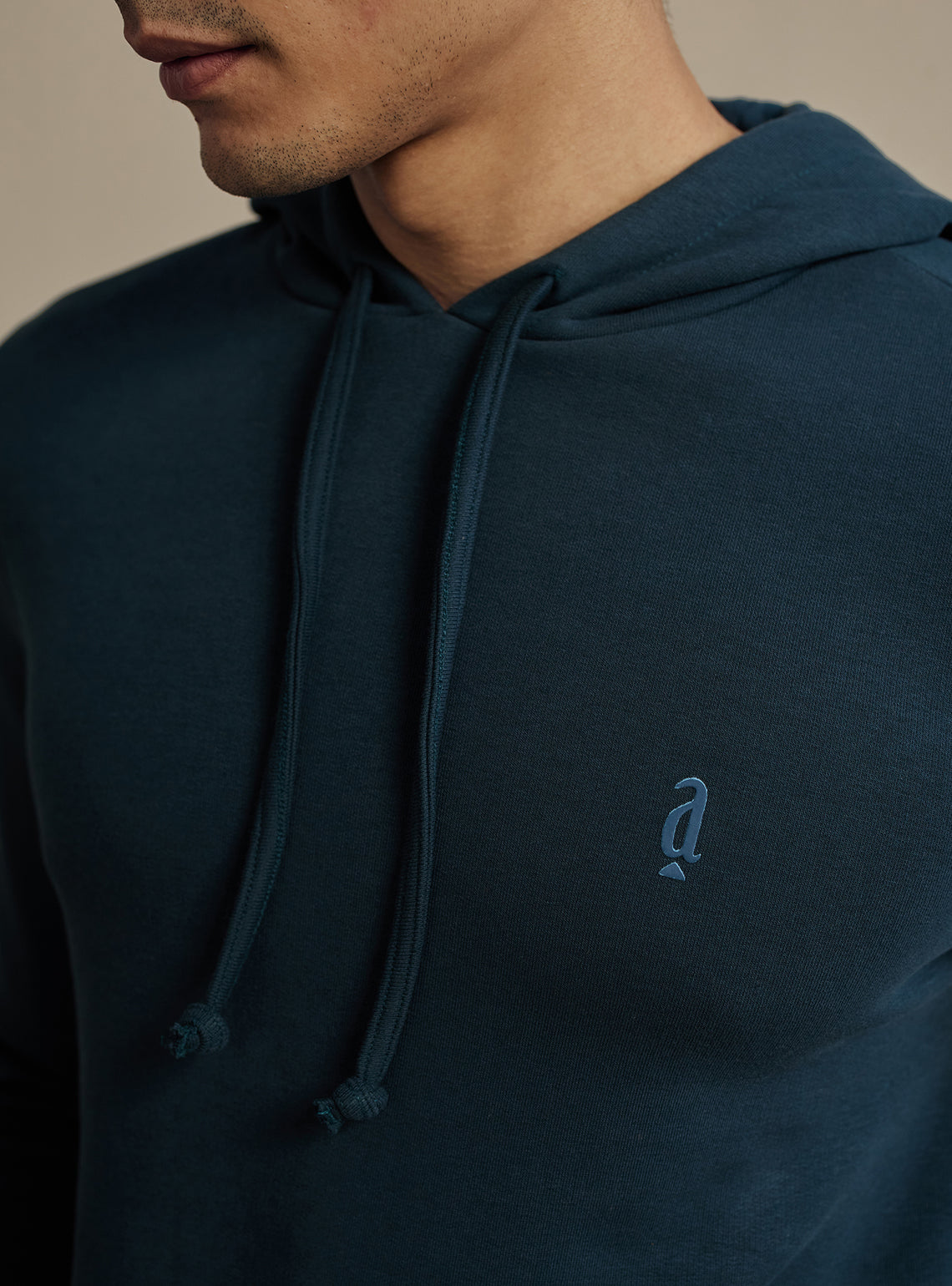 Ink Navy Cotton Triblend Hoodie