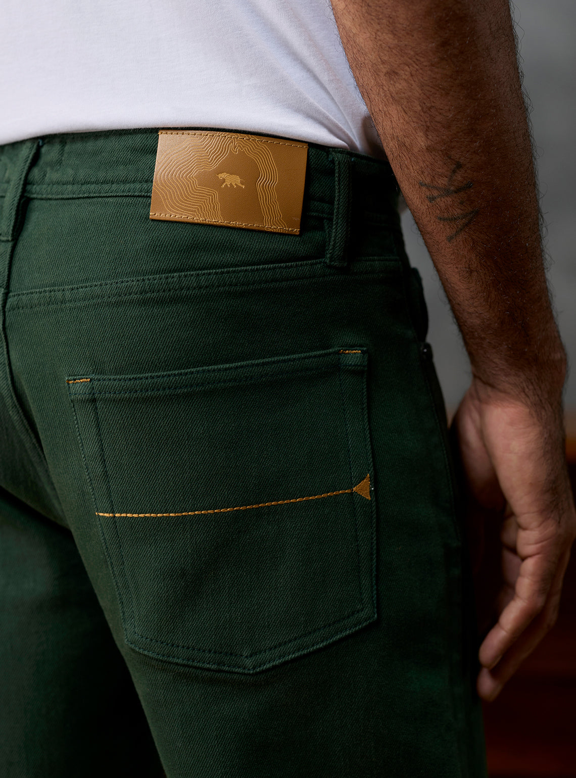 Club Green Triblend Denim Jeans