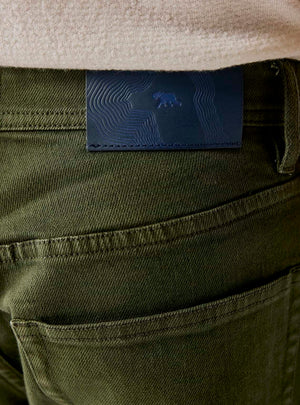 Deep Olive Jeans