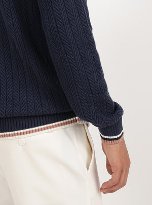 Prussian Blue Pullover