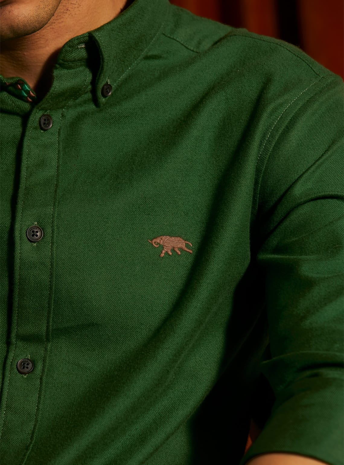 Green Shamrock Quarter-zip Short-sleeve Polo Shirt