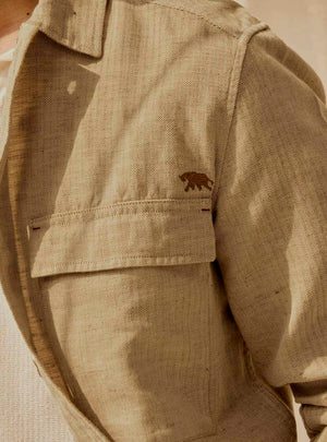 Teak Cotton Linen Jacket